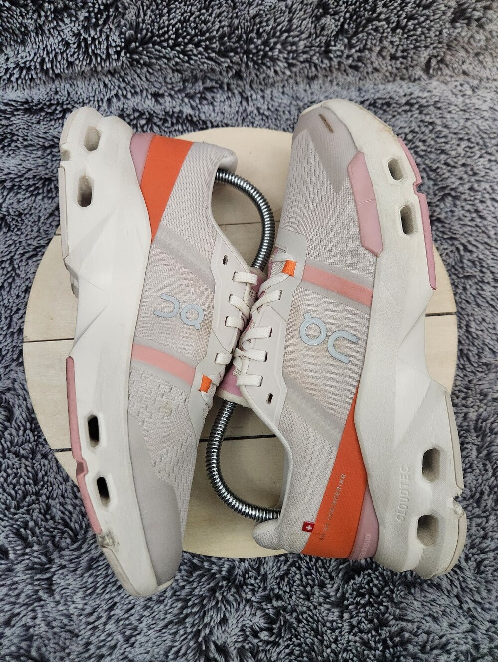 On Running Cloudpulse Womens Size 8.5 US Pearl Blossom Athletic Running Shoes - Picture 6 of 9